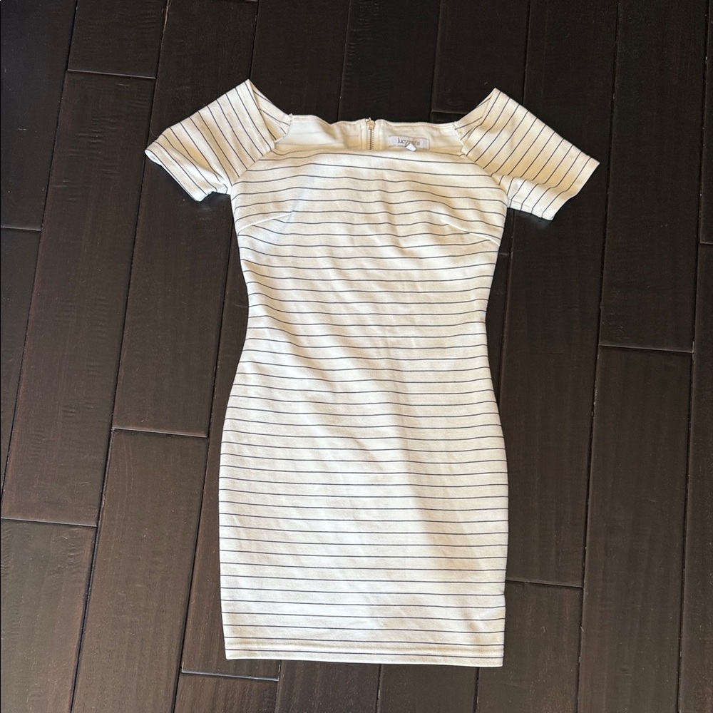 Lucy Paris beautiful striped mini dress